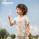 aqpa 儿童t恤上衣短袖夏季新款纯棉婴幼儿男女宝卡通萌