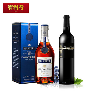 MARTELL 马爹利 宝树行 马爹利蓝带350ml+凯宝利613 组合装