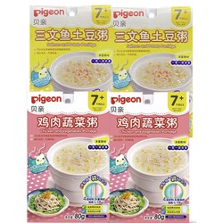 Pigeon 贝亲 婴幼儿辅食粥 320g*4包