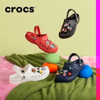 crocs 卡骆驰 男女款拖鞋 10126 黑色 43