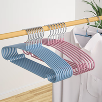 乐荔 浸胶防滑衣架 15个