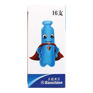 Sanchine 三精 葡萄糖酸锌口服溶液10ml*16支/盒*5盒儿童缺锌补锌成人孕妇蓝瓶