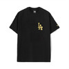 NEW ERA 纽亦华 MLB联盟系列 男女款圆领短袖T恤 12845014 黑色 L