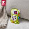 babycare 儿童玩具手机婴儿宝宝趣味电话中英文双语音乐电话玩具青芥绿