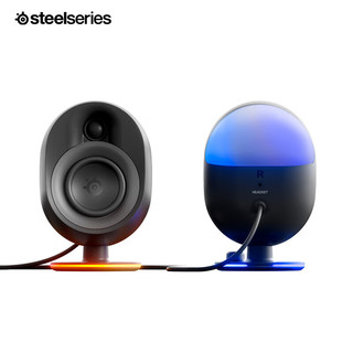 Steelseries 赛睿 有线/蓝牙音响 Arena 7 电脑音响台式多媒体音箱电竞游戏音响 2.0立体声 低音炮  RGB灯效