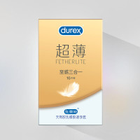 5日0点：durex 杜蕾斯 超薄至感三合一安全套 共16只
