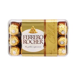FERRERO ROCHER 费列罗 榛果威化巧克力30粒原装礼盒婚庆喜糖送礼零食礼物