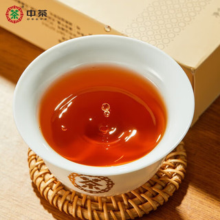 中茶 湖南安化黑茶三年陈金花砖茶砖350g