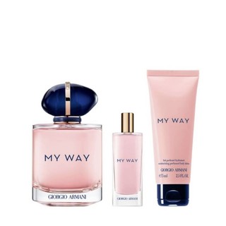 GDF会员购：GIORGIO ARMANI MY WAY自我无界女士香水礼盒（香水EDP 90ml+15ml+身体乳75ml）