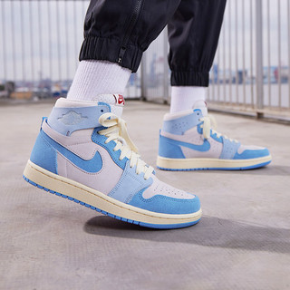 AIR JORDAN 正代系列 Air Jordan 1 ZM Air CMFT 2 女子篮球鞋 DV1305-004 幻影灰白/大学蓝/冰蓝/健身红/棉布白/椰奶色 40.5