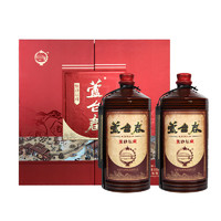 芦台春 紫砂坛藏酱香型白酒53度500ml*2瓶礼盒装天津特产白酒酒厂直营 53度 500mL 2瓶