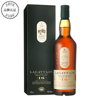 PLUS会员：LAGAVULIN 乐加维林 16年 单一麦芽 苏格兰威士忌 43%vol 700ml 礼盒装