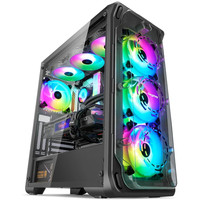 Segotep 鑫谷 LUX360幻影黑全侧透电脑机箱(双360冷排位/E-A