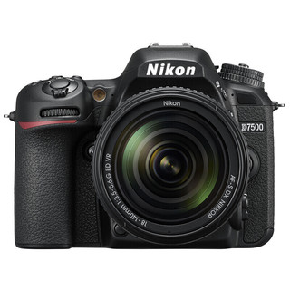 Nikon 尼康 D7500单反相机 高清旅游数码相机（AF-S 18-140mm f/3.5-5.6G）含128G卡+单肩包+备电+三脚架
