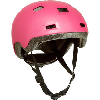 DECATHLON 迪卡侬 轮滑护具头盔儿童BasicOXELO-L粉色头盔S(52-54厘米) 2493526