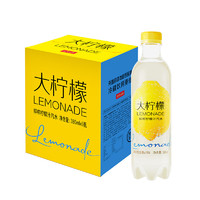 农夫山泉 大柠檬 鲜榨柠檬汁汽水 380ml*6瓶