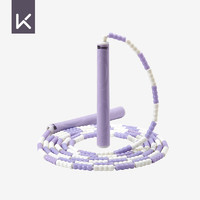 Keep 少儿竹节跳绳 不打结不绕绳儿童跳绳 专用健身绳 紫色