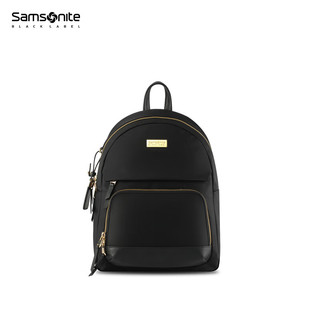 Samsonite 新秀丽 双肩包女轻奢商务通勤背包电脑包NU8 黑色-小号