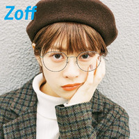 Zoff 佐芙 日本Zoff佐芙时尚大框多边形眼镜纯钛超轻金属眼镜男女款ZF203003