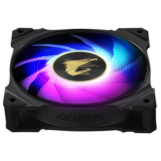 GIGABYTE 技嘉 散热风扇 AORUS 120 ARGB FAN台式电脑主机cpu散热器静音减噪