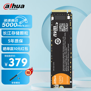 大华（dahua）SSD固态硬盘 M.2接口(NVMe协议) 台式机笔记本 pcie4.0 C970-1TB