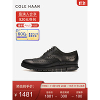 COLE HAAN 歌涵 男士牛津鞋 商务英伦轻盈缓震布洛克皮鞋 C20719 黑色-C20719 42.5