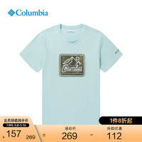 哥伦比亚 春夏城市户外T恤男款运动休闲百搭圆领透气短袖AE0403- 329 M