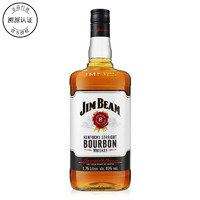 JIM BEAM 金宾 plus：金宾 大白占边1.75L威士忌