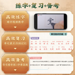 语文同步练字帖（1~9年级语文字帖）