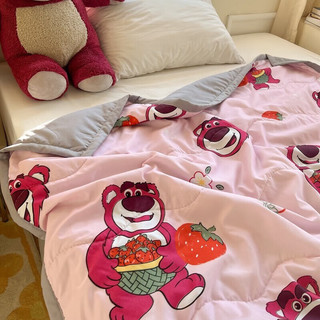 A类儿童被子空调被盖毯   草莓熊