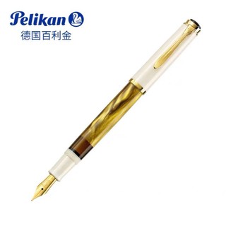 Pelikan 百利金 德国Pelikan百利金钢笔M200 24K镀金笔尖树脂M205墨水笔活塞钢笔