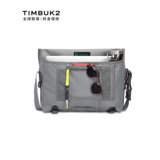 TIMBUK2邮差包斜挎信使包时尚潮酷单肩包帆布休闲包男女 枪灰色 S