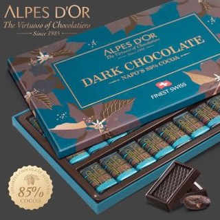 Alpes d'Or 爱普诗 85%黑巧克力礼盒 135g