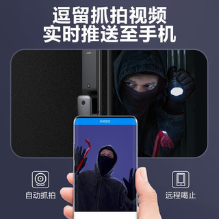 海尔 （Haier）V30指纹锁全自动智能门锁电子门锁视频通话语音对讲密码锁 视频通话+语音对话