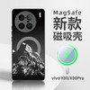 捣旦国度 vivo手机壳新款磁吸的保护套高级感magsafe液态硅胶白捣旦国度 黑夜 MagSafe款（38颗内置强磁） vivo X90 Pro