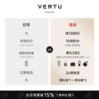 VERTU纬图 METAVERTU 5G手机骁龙8系列6400万像素安全加密系统手机 蓝宝石丹凤橙 18GB+1TB