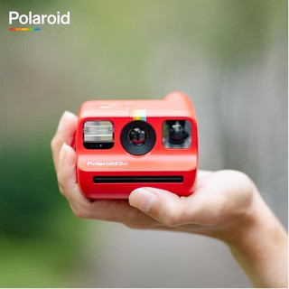 宝丽来（Polaroid）Go拍立得胶片相机迷你便携即时成像 白色 相机+白框胶片*1