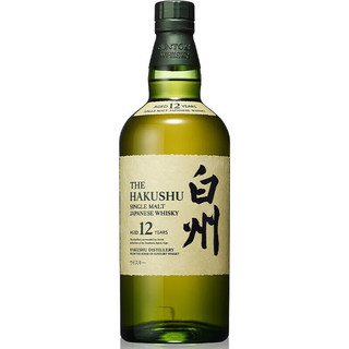 白州 (Hakushu) 和风醇韵 日本调和型威士忌 700ml 原装进口洋酒 三得利威士忌 白州12年