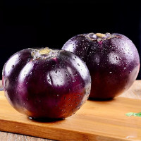 乡语小吖 山东圆茄子2斤 新鲜蔬菜 应季现摘 山东紫茄子 紫皮圆茄子 生鲜