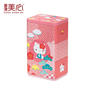 美心（Meixin）香港美心melody&kuromi卡通礼盒曲奇饼干糕点圣诞节儿童零食食品 HelloKitty 一口杏仁酥