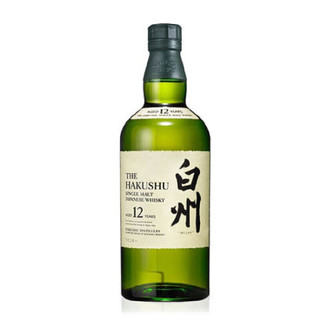 白州（Hakushu）12年 日本单一麦芽威士忌 700ml 进口洋酒 三得利（礼盒装）