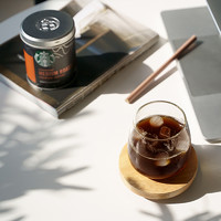 星巴克家享咖啡速溶黑咖啡粉冷萃无糖低脂醇香美式2罐装