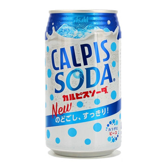 可尔必思 乳酸菌风味饮料 日本进口碳酸饮料可乐比思 儿童苏打味罐装饮品 乳酸菌风味碳酸饮料350ml