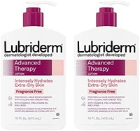 Lubriderm Advanced Therapy 保湿乳液 16液体盎司/473毫升（2件）