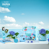 INSTAX 富士instax立拍立得 一次成像相机 mini12精美礼盒 海岛绣球 含10张fafa花边相纸