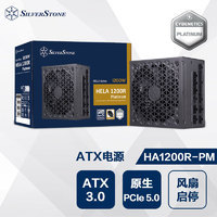 银欣 HA1200R-PM 白金牌1200W原生ATX 3.0全模组PCIe5.0游戏电源
