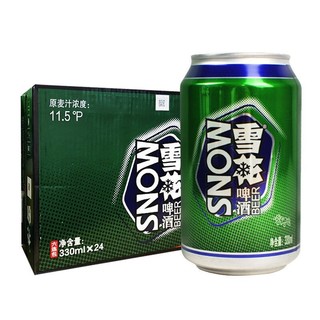 移动端：SNOWBEER 雪花 SNOW）啤酒 沈阳老雪听装高度烈性酒330ml*24听整箱 330ML*24听