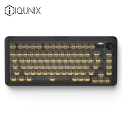 IQUNIX ZX75黑武士RS 机械键盘 三模热插拔客制化键盘 无线蓝牙游戏键盘 83键电脑键盘 TTC快银轴RGB版