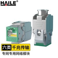 海乐（Haile）内外网转换屏蔽模块 HP-317G(绿B)