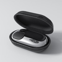MIPOW双模无线蓝牙鼠标商务办公便携适用于笔记本台式机电脑轻音iPad手机鼠标高颜值家用娱乐外设 银色/带收纳包